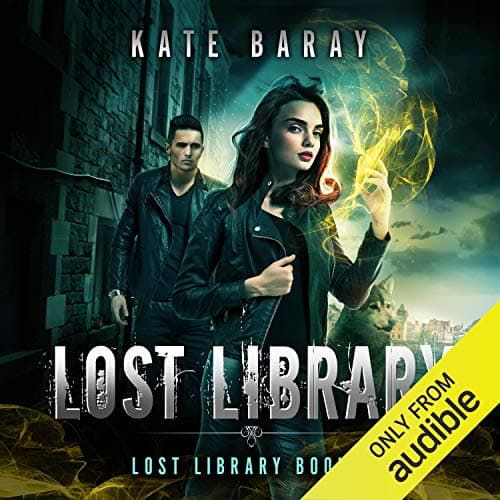 Audiobook cover for The Lost Library audiobook by Kate Baray