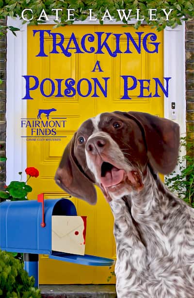 Book cover for Tracking A Poison Pen by Cate Lawley